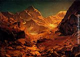 A Mountainous Landscape by Oswald Achenbach